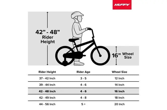 HUFFY MOD-X 16-Inch Blue Bicycle - Wild Willy