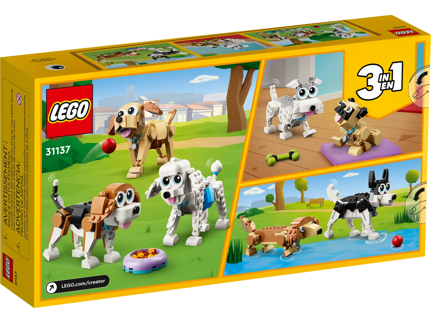 LEGO Creator 3-in-1 Adorable Dogs