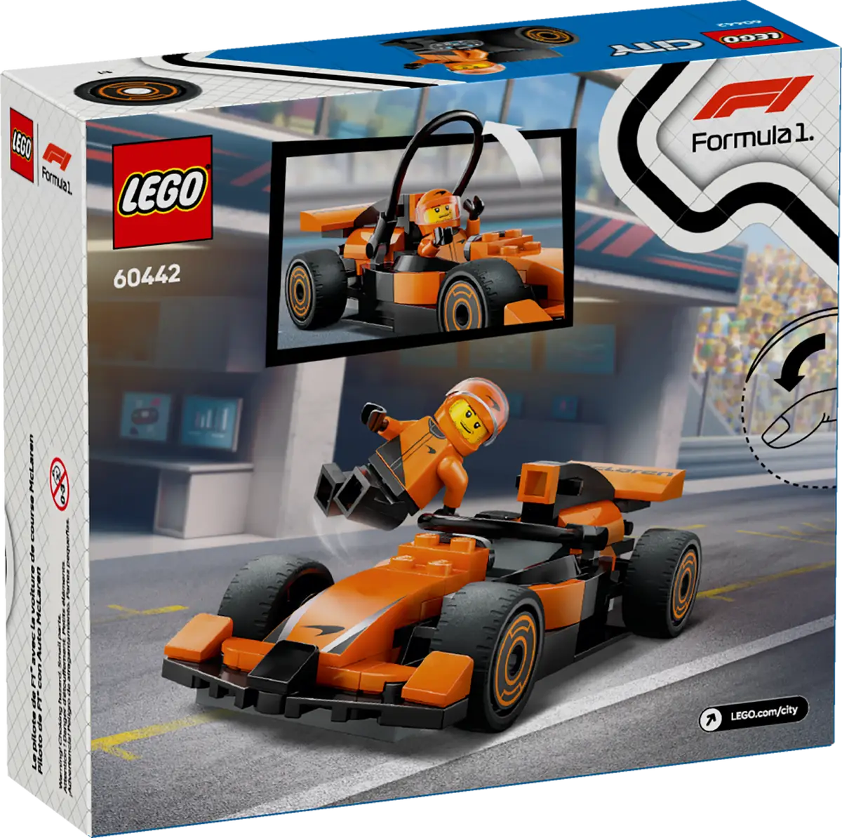 LEGO City F1 Driver With McLaren Race Car