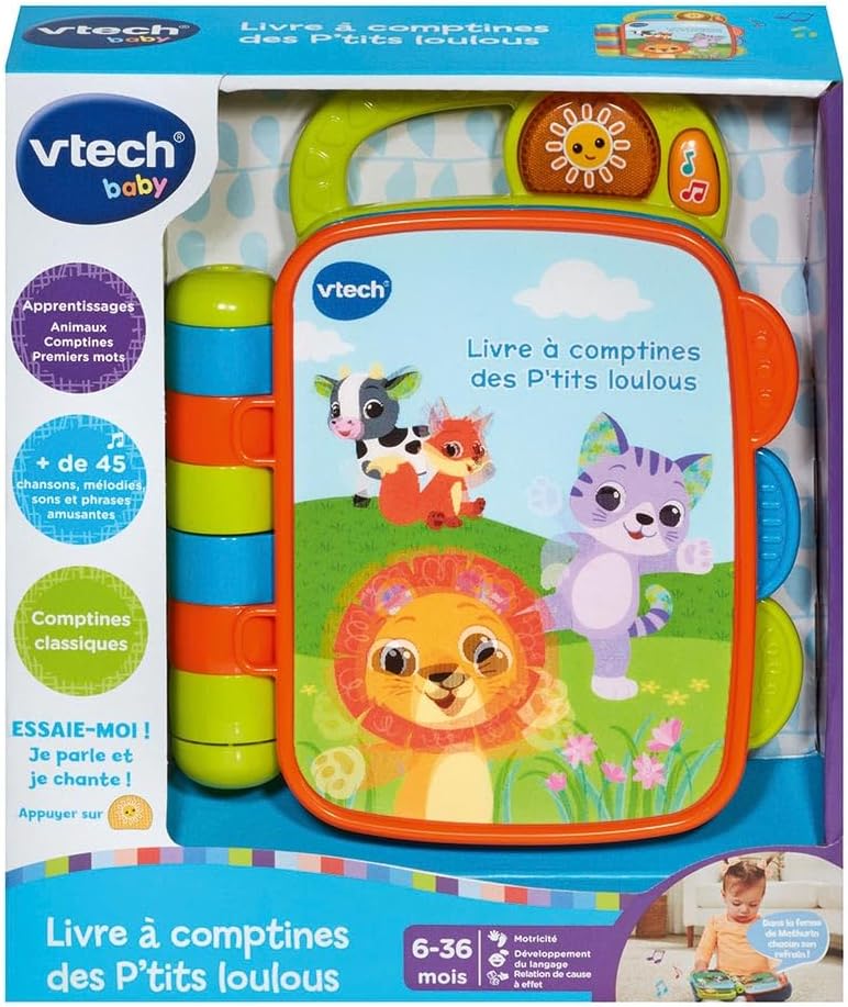 Vtech Livre A Comptines Des Ptits Loulous