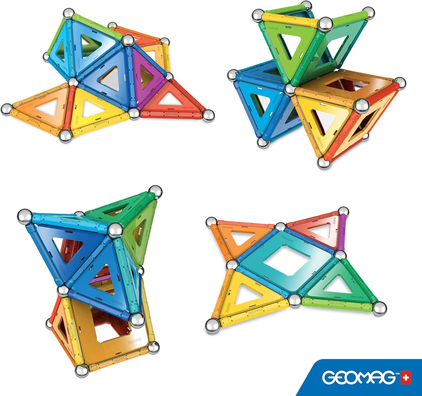 GEOMAG Rainbow 72 Piece Set