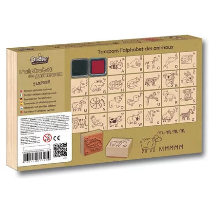 CreaLign - TAMPONS L'ALPHABET DES ANIMAUX