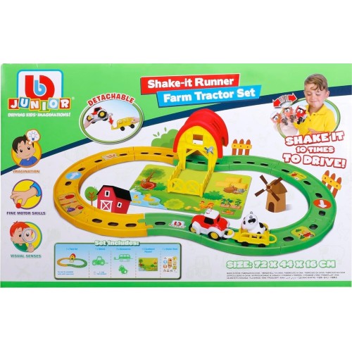 BB Junior Shake It Runner Farm Tractor Playset - Wild Willy