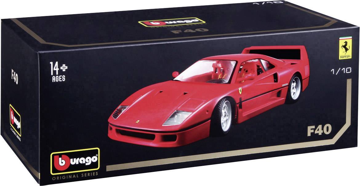 Bburago Ferrari F-40 - 1:18 Diecast Model - Wild Willy