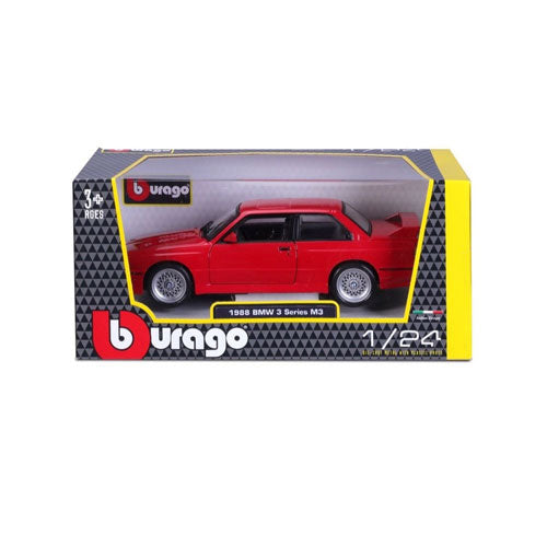 Bburago BMW M3 E30 1988 Red - 1:24