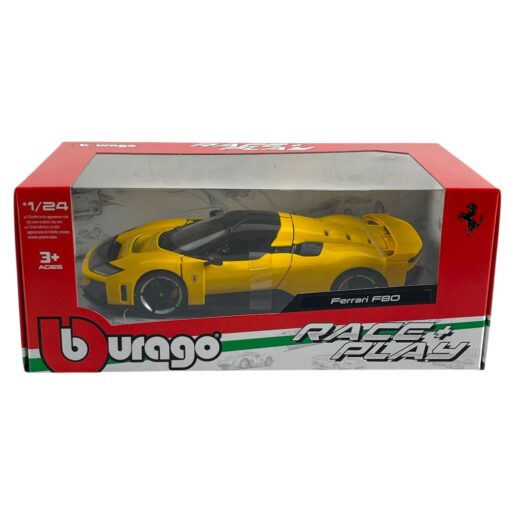 Bburago FERRARI F80 1:24 Yellow - Wild Willy