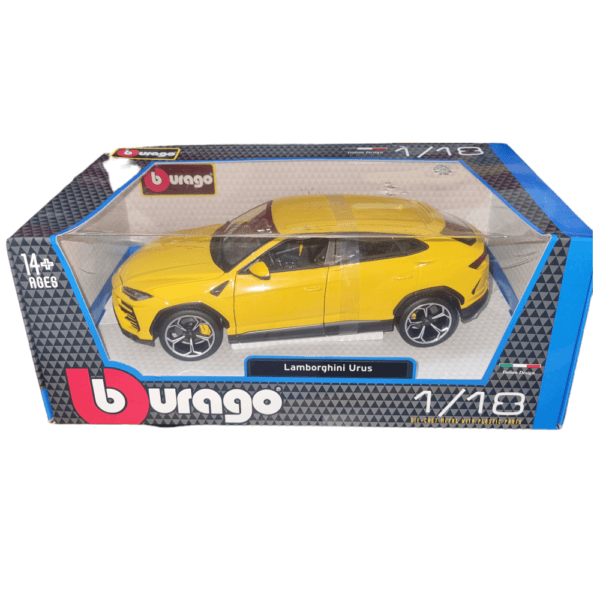 Bburago Lamborghini Urus 1:20 Yellow Diecast - Wild Willy