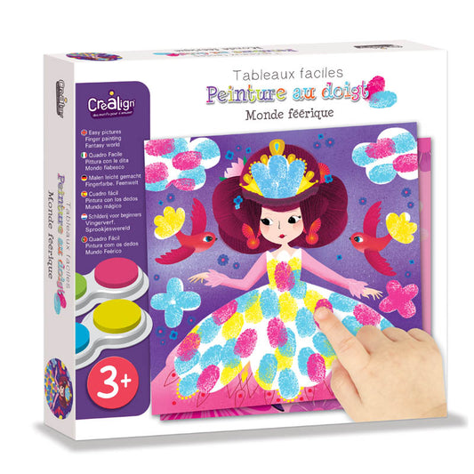CreaLign PEINTURE AUX DOIGTS MONDE FEERIQUE CL130