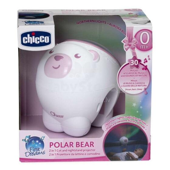 Chicco First Dreams Polar Bear Nightstand Pink