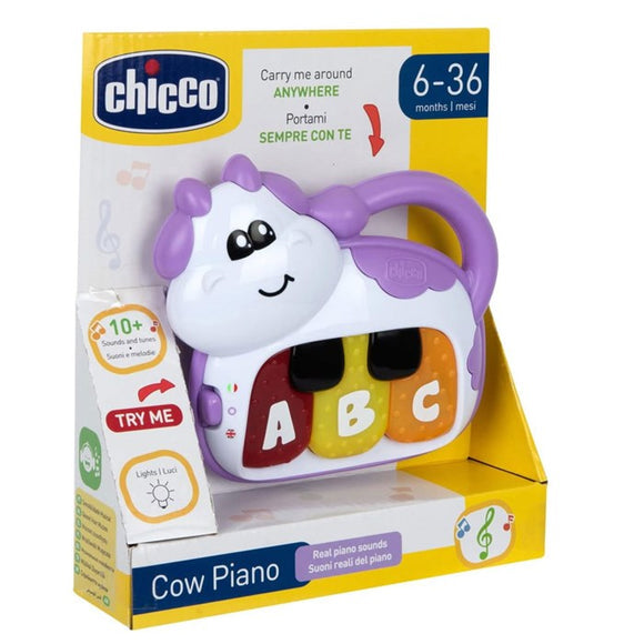 Chicco Musical Cow Piano with Lights and Sounds
