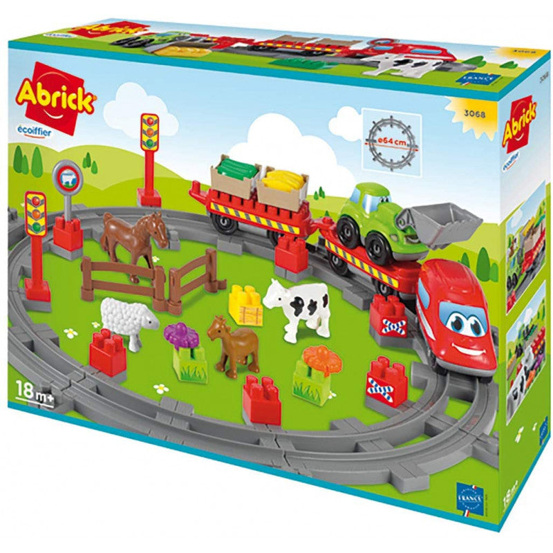 ECOIFFIER ABRICK TRAIN RAILROAD