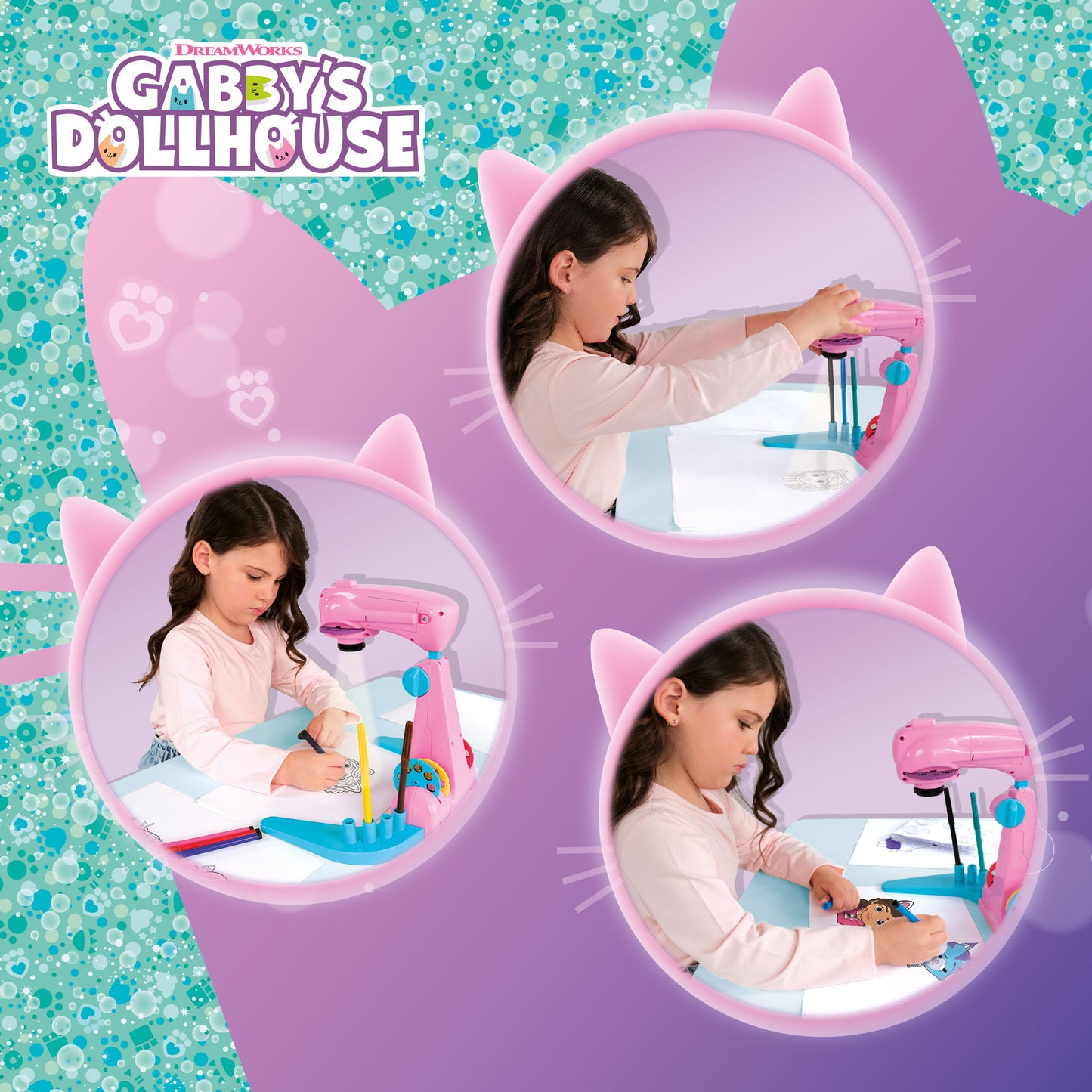 Gabby's Dollhouse Projector Drawing School