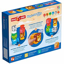 Geomag Magicube Stacking Safari Blocks 10 Pieces - Wild Willy