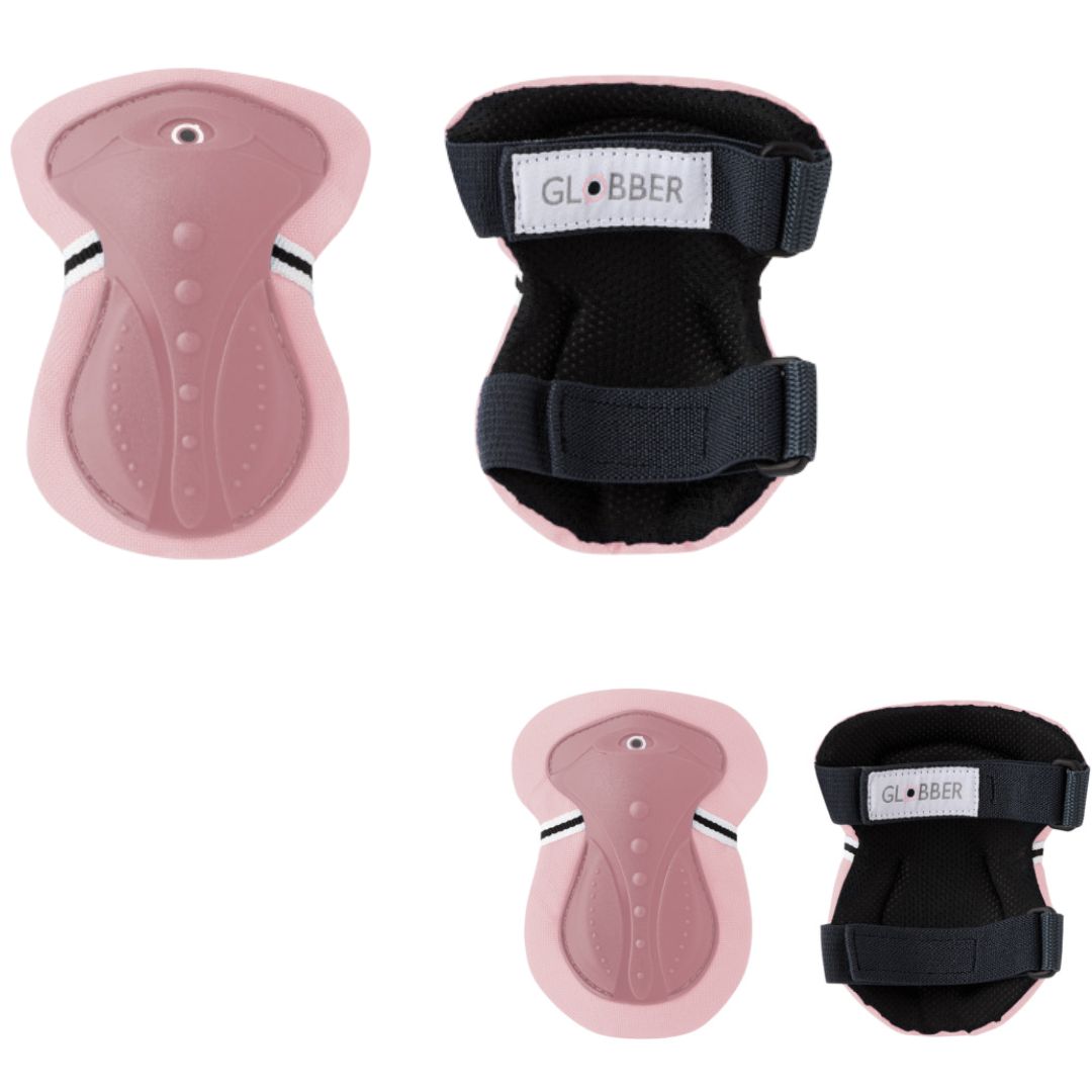 Globber Junior Protective Pad Set (XXS, 3-7y) Pink - Wild Willy