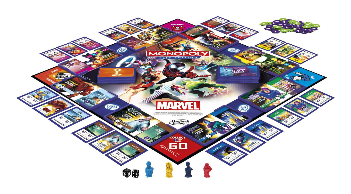 HASBRO MONOPOLY MARVEL FLIP EDITION