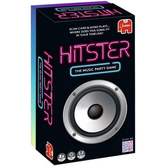 Hitster - The Music Party Card Game, Fun Music Card Game, 2-10 Playersnglish and Arabic