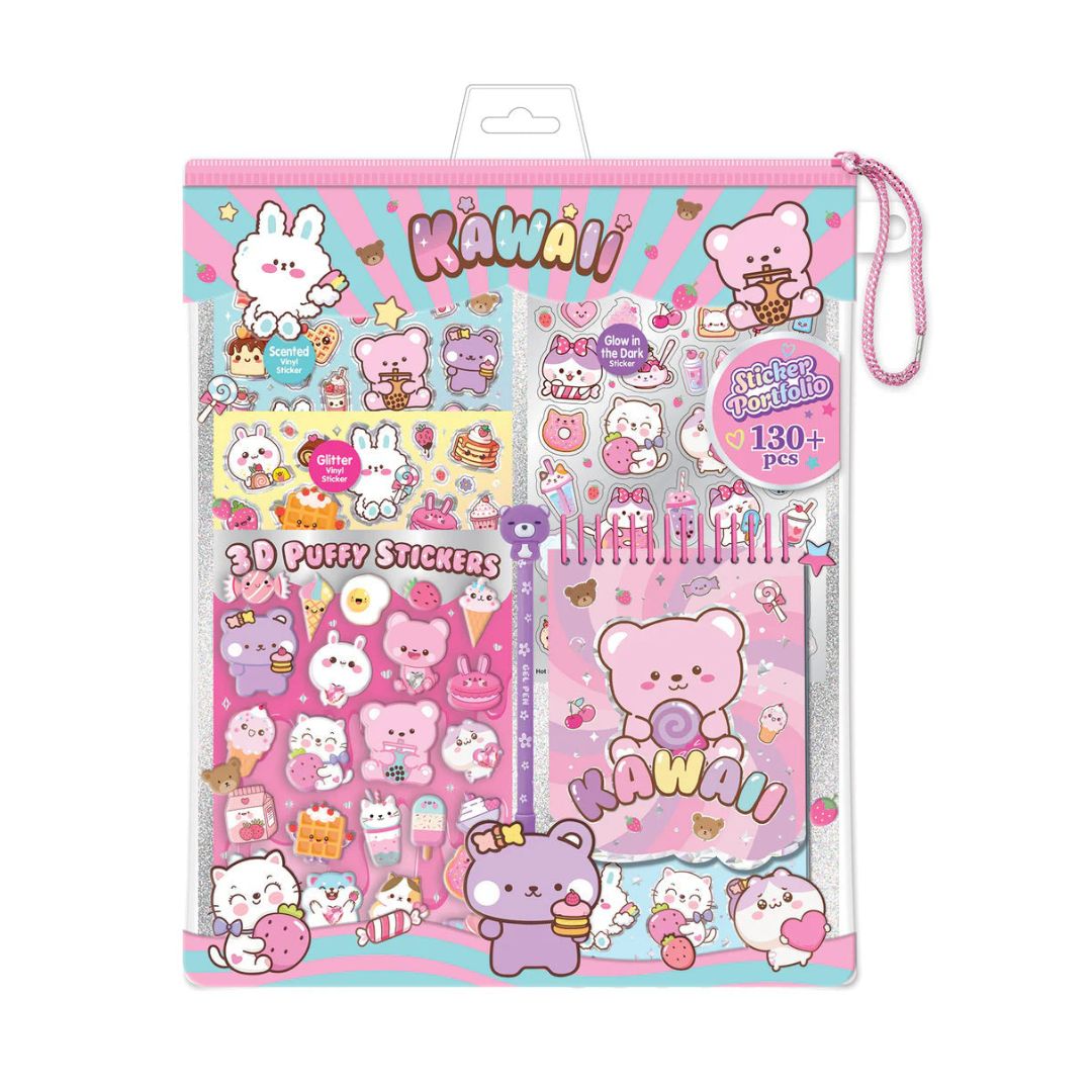 Hot Focus Kawaii Sticker Portfolio Set - Wild Willy