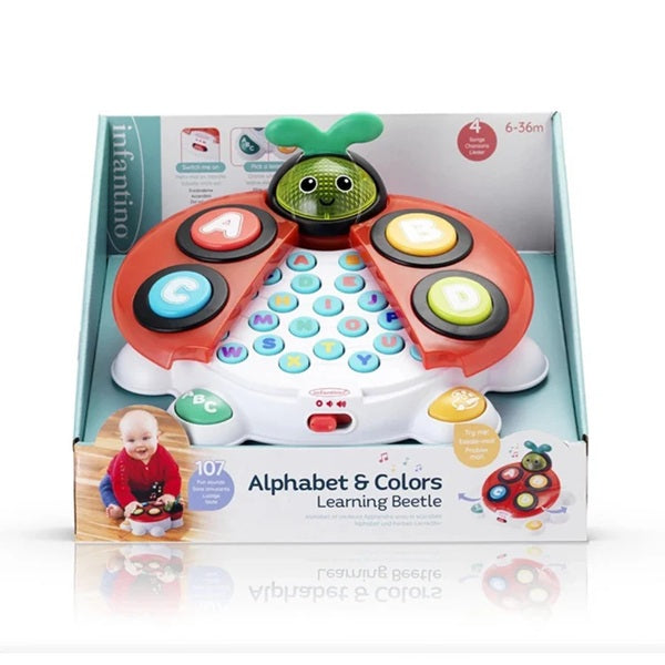 Infantino Alphabet & Colors Learning Beetle