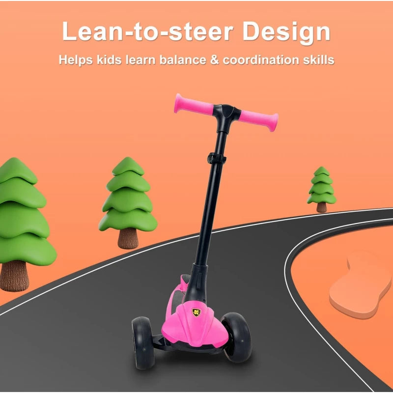 KICK N ROLL 3 Wheels Foldable Ferrari Style Scooter