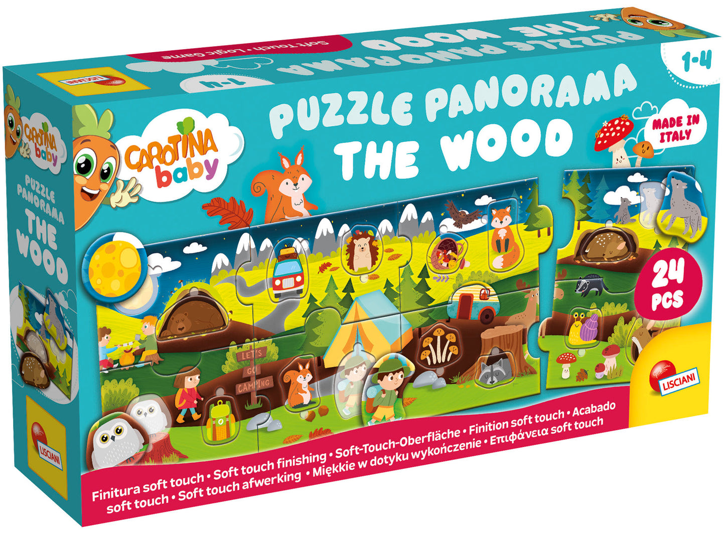 Lisciani Giochi Carotina Baby Panorama The Wood Puzzle
