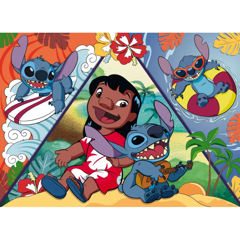 Lisciani Maxi Floor Disney Stitch Puzzle 24 pcs 70x50 cm - Wild Willy