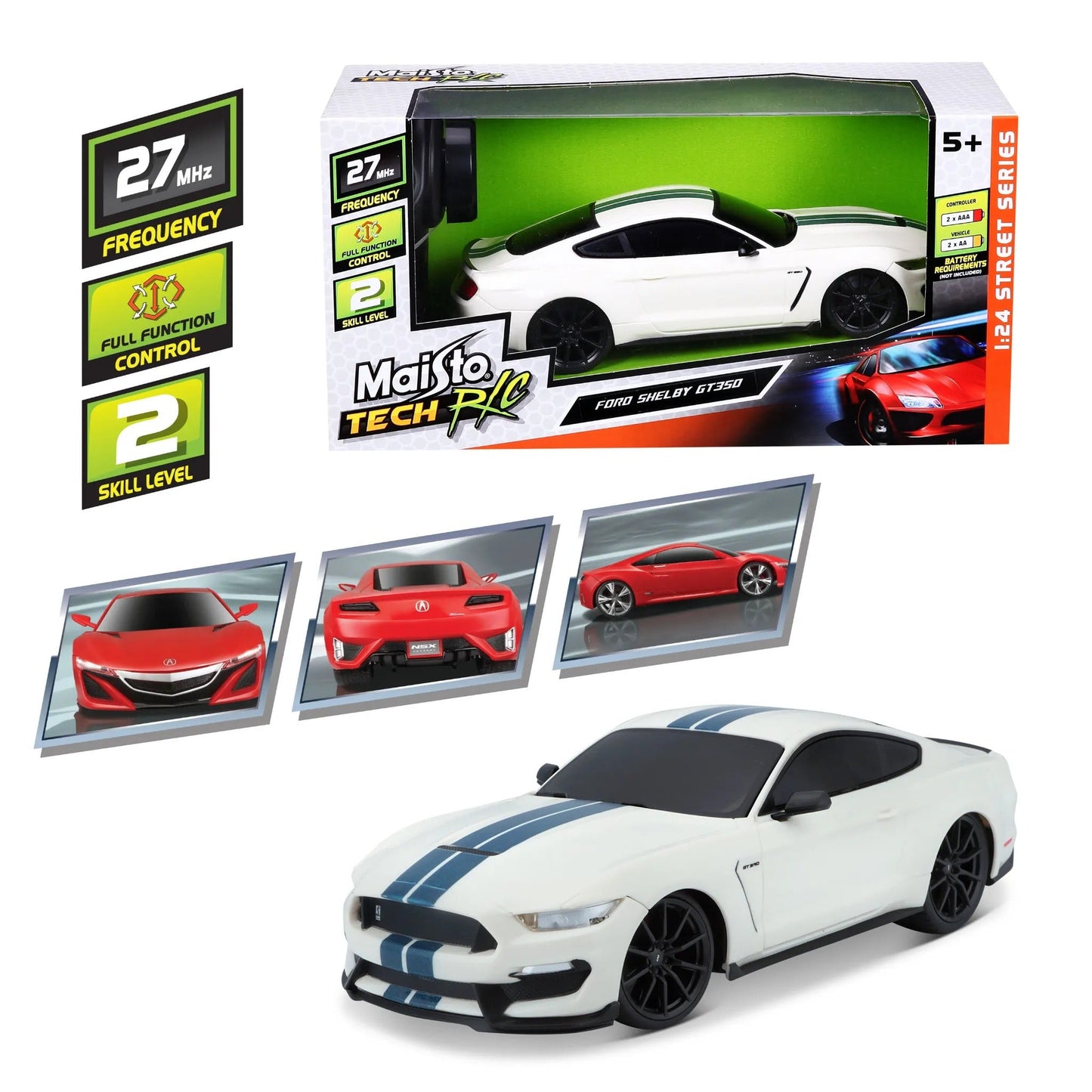 MAISTO Tech 1:14 Remote Control FORD SHELBY GT350