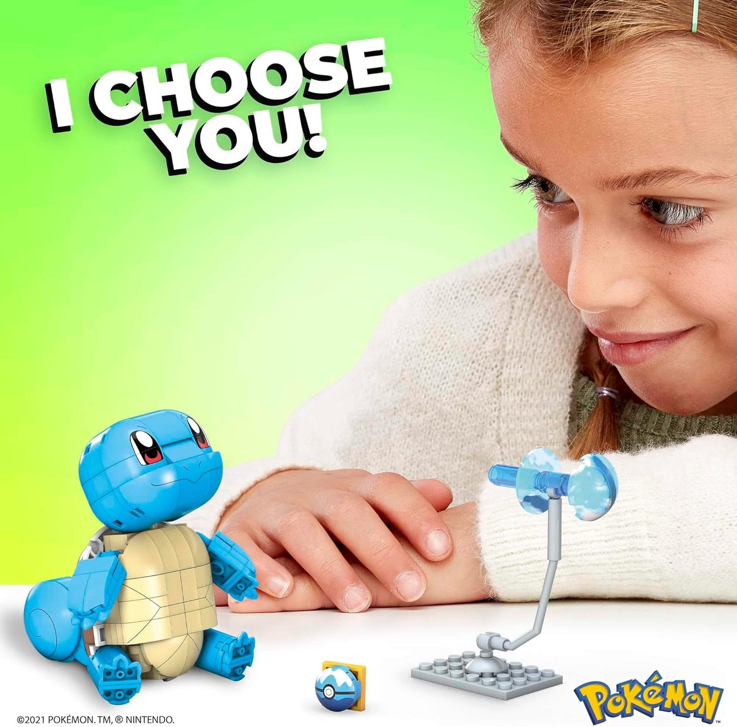 MEGA POKEMON SQUIRTLE BUILD & SHOW SET