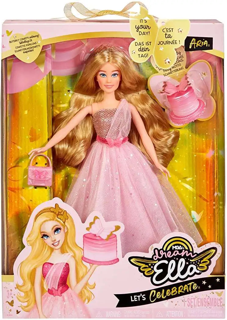 MGA Dream Ella Let's Celebrate 3 Hair Colors