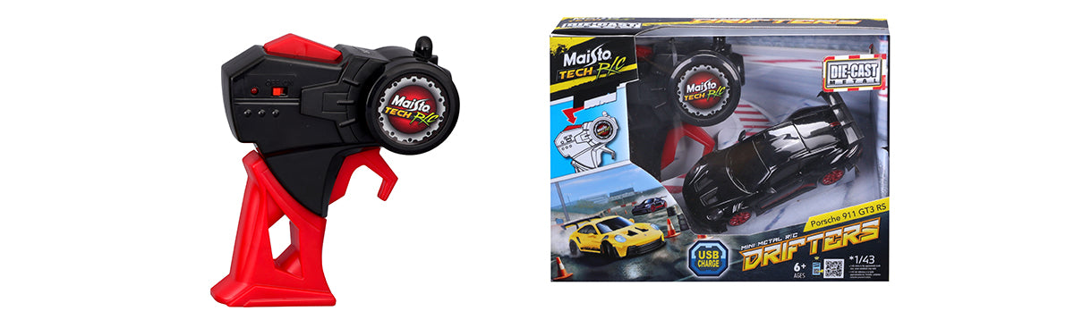 Maisto Tech Porsche 911 GT3 RS 1:43 Metal Diecast Mini Drift Car