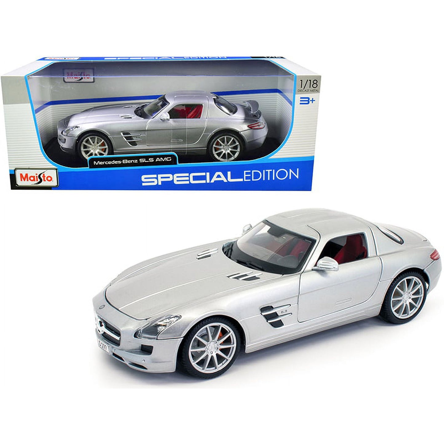 Maisto Mercedes-Benz SLS AMG 1:18 Die-Cast Model - Wild Willy