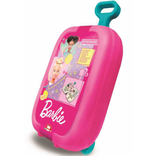 Multiprint Barbie Colouring And Stamp Trolley Set