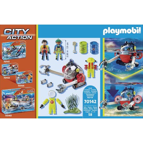 PLAYMOBIL City Action Sea Rescue Environmental Expedition