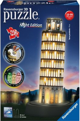 Ravensburger 3D Puzzle Pisa Tower Night Edition
