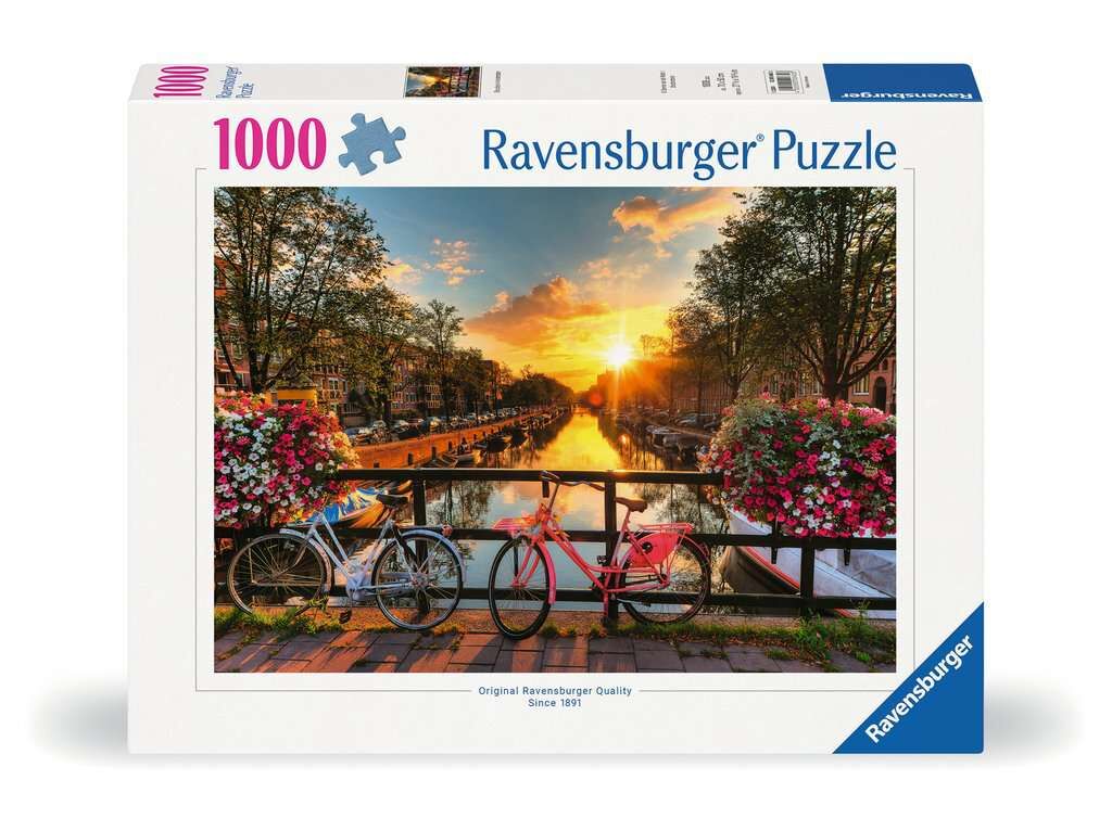 Ravensburger Bicycle in Amsterdam Puzzle 1000 Pieces
