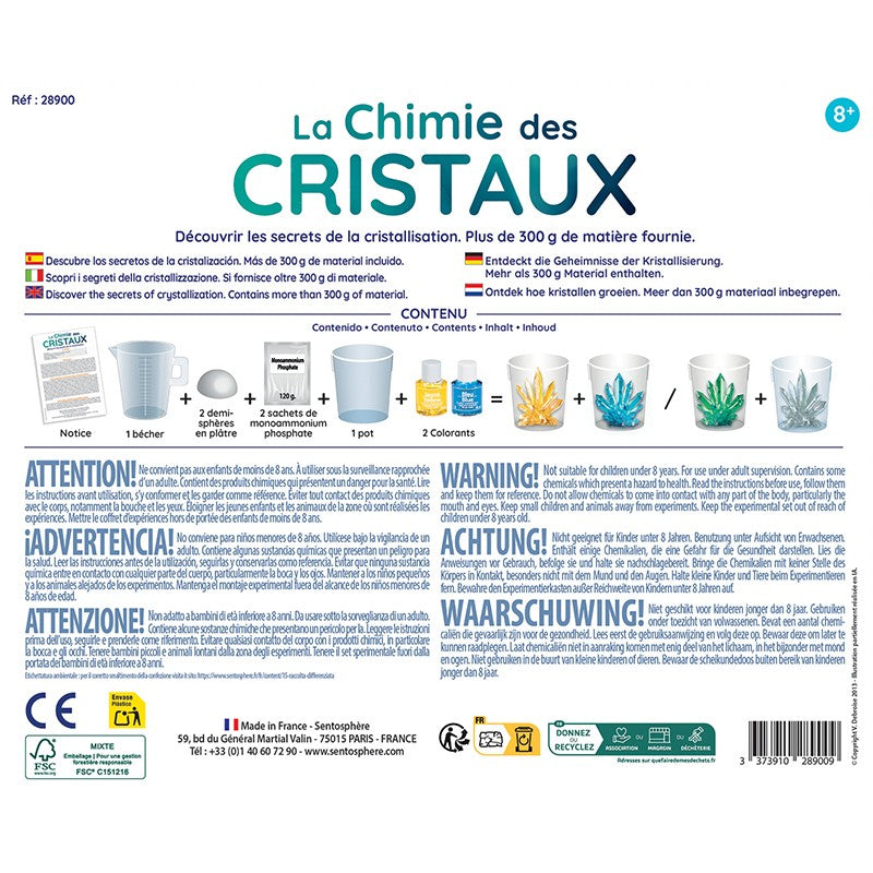 Sentosphere La Chimie des Cristaux