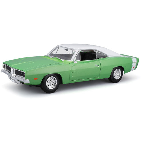 Maisto Dodge Charger R/T 1969 Green 1:18 Die-Cast Model - Wild Willy