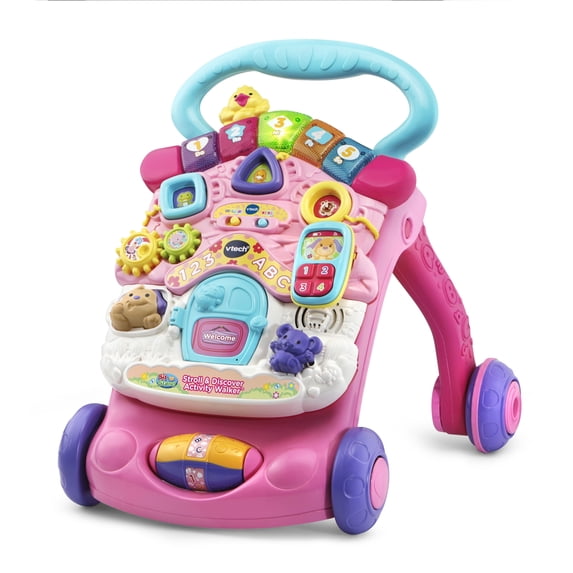 Vtech Baby First Steps Baby Walker Pink 2-in-1