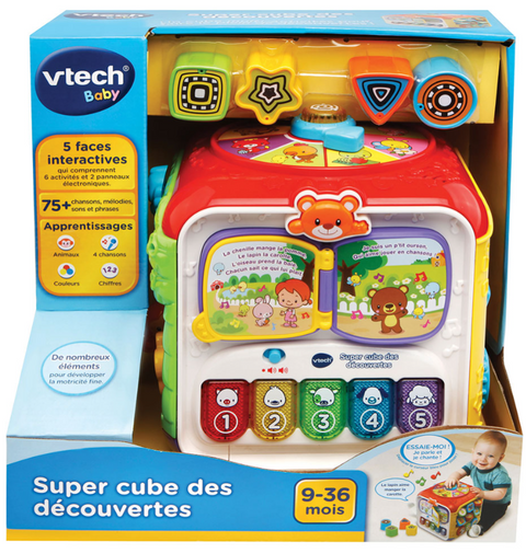 Vtech Baby Super Cube Des Decouvertes