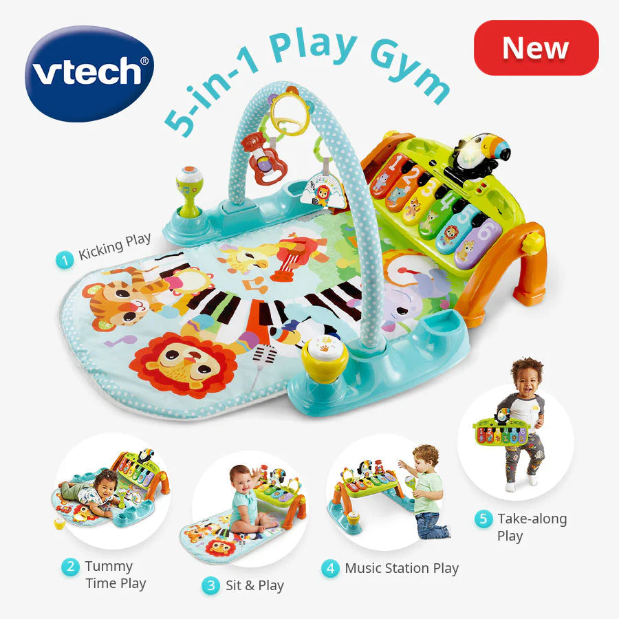 Vtech Baby Tap Tap Piano 5-in-1 Tapis Evolutif