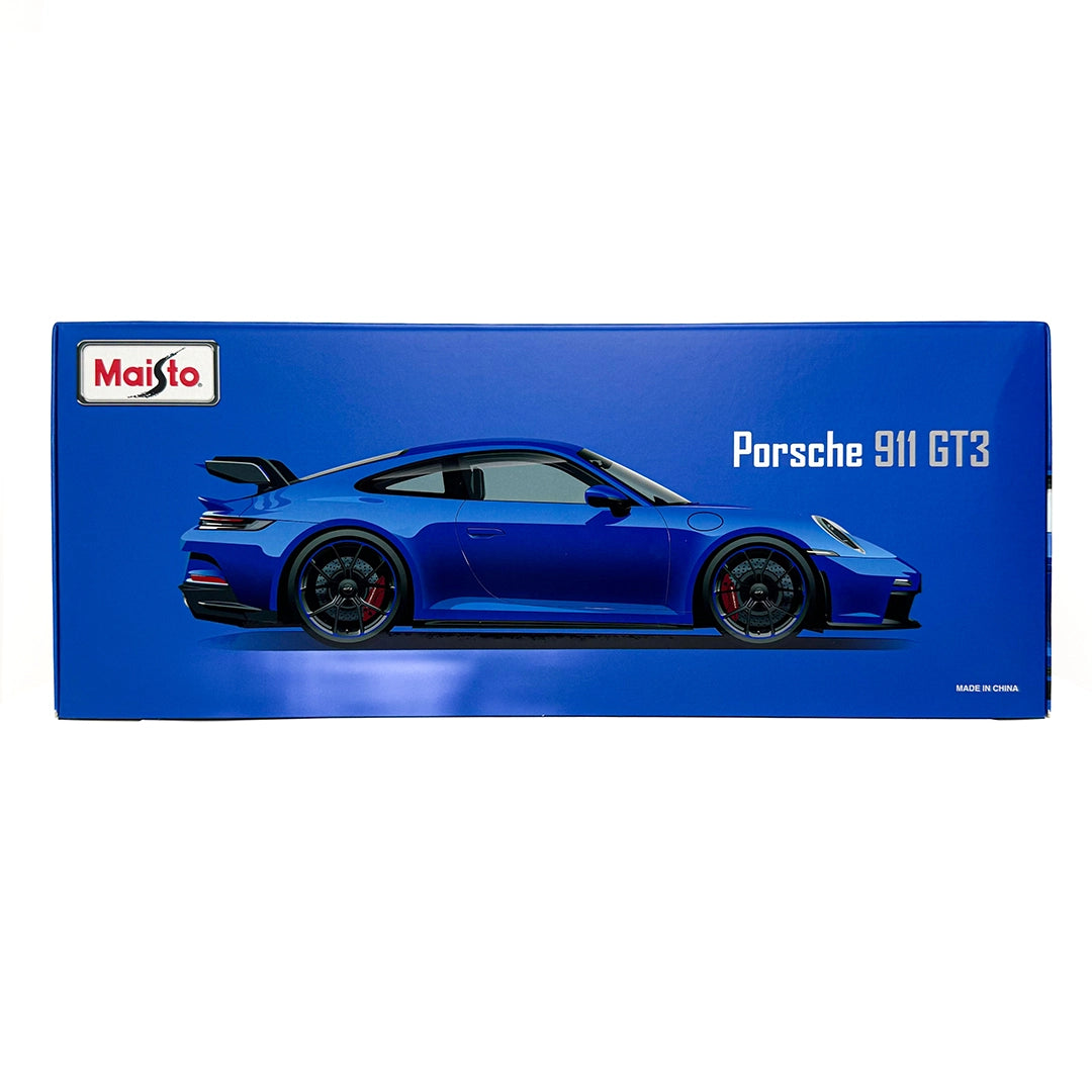 Maisto Porsche 911 GT3 2022 Blue 1:18 Diecast Model - Wild Willy
