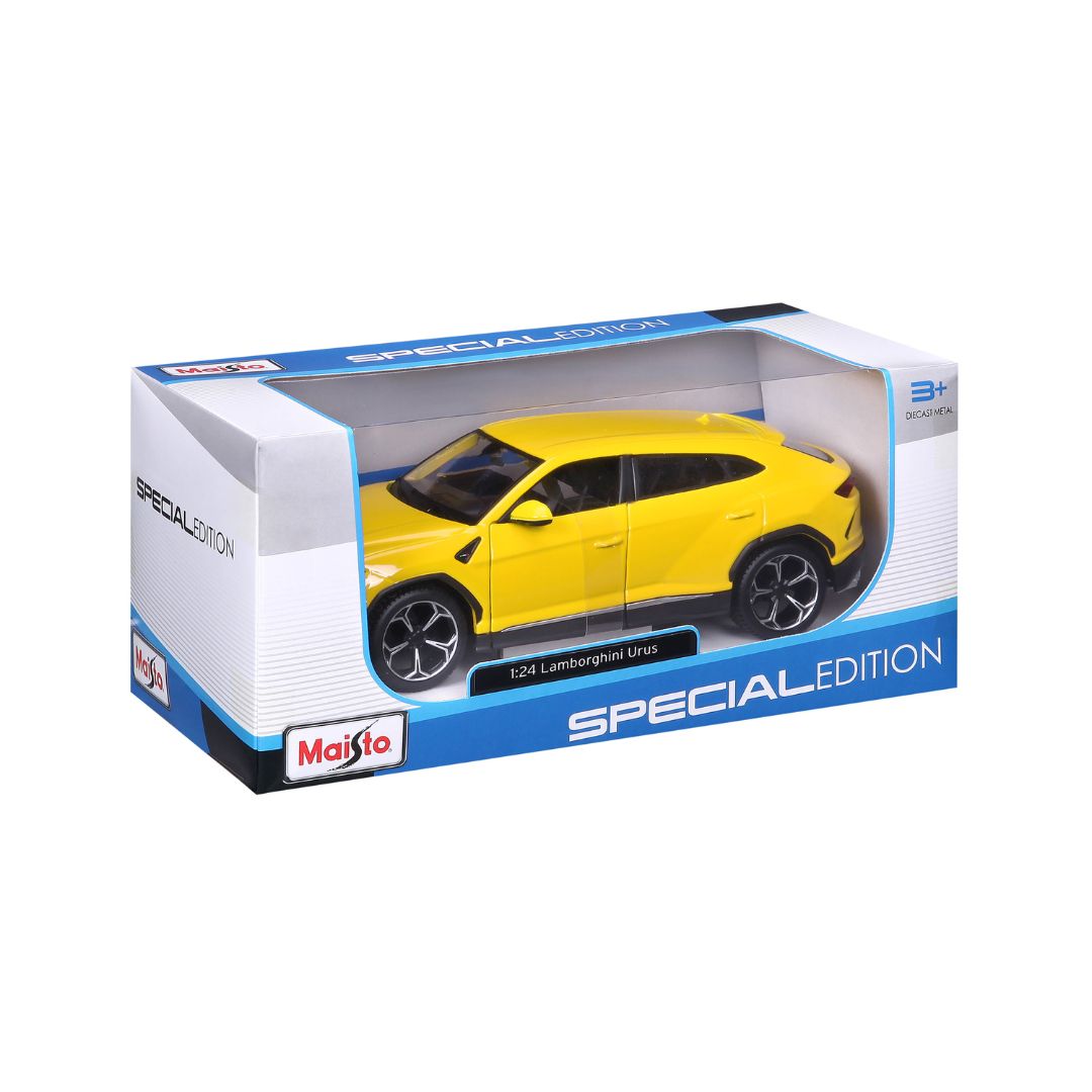 MAISTO Lamborghini URUS Yellow 1:24 Diecast Model - Wild Willy
