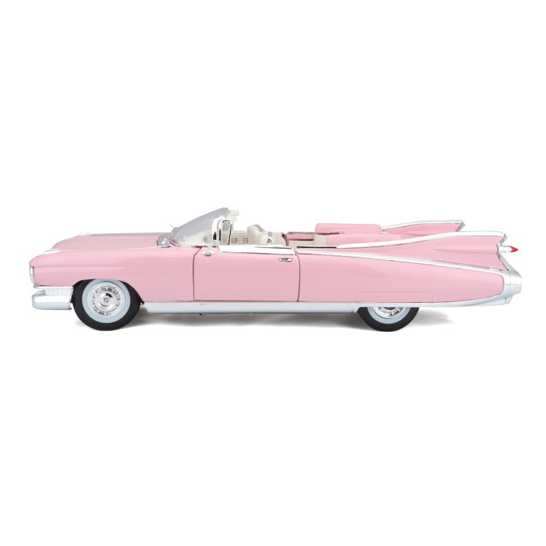 MAISTO 1:18 Cadillac Eldorado Pink Die-Cast Model