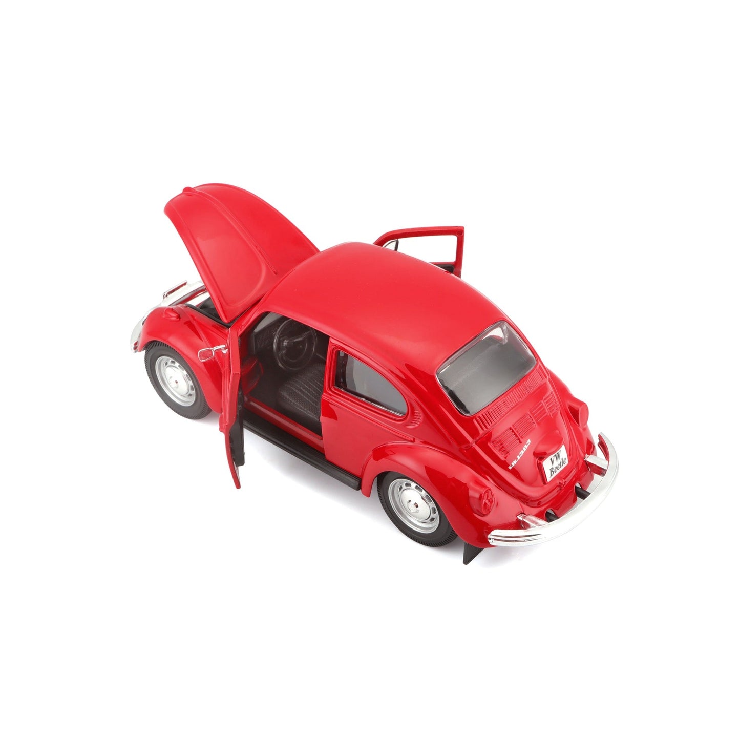 Maisto Volkswagen Beetle 1:24 Scale Red Die-Cast Model - Wild Willy