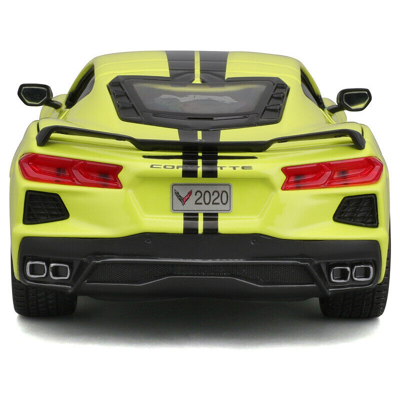 Maisto Chevrolet Corvette Stingray 2020 Yellow 1:24 Scale Model