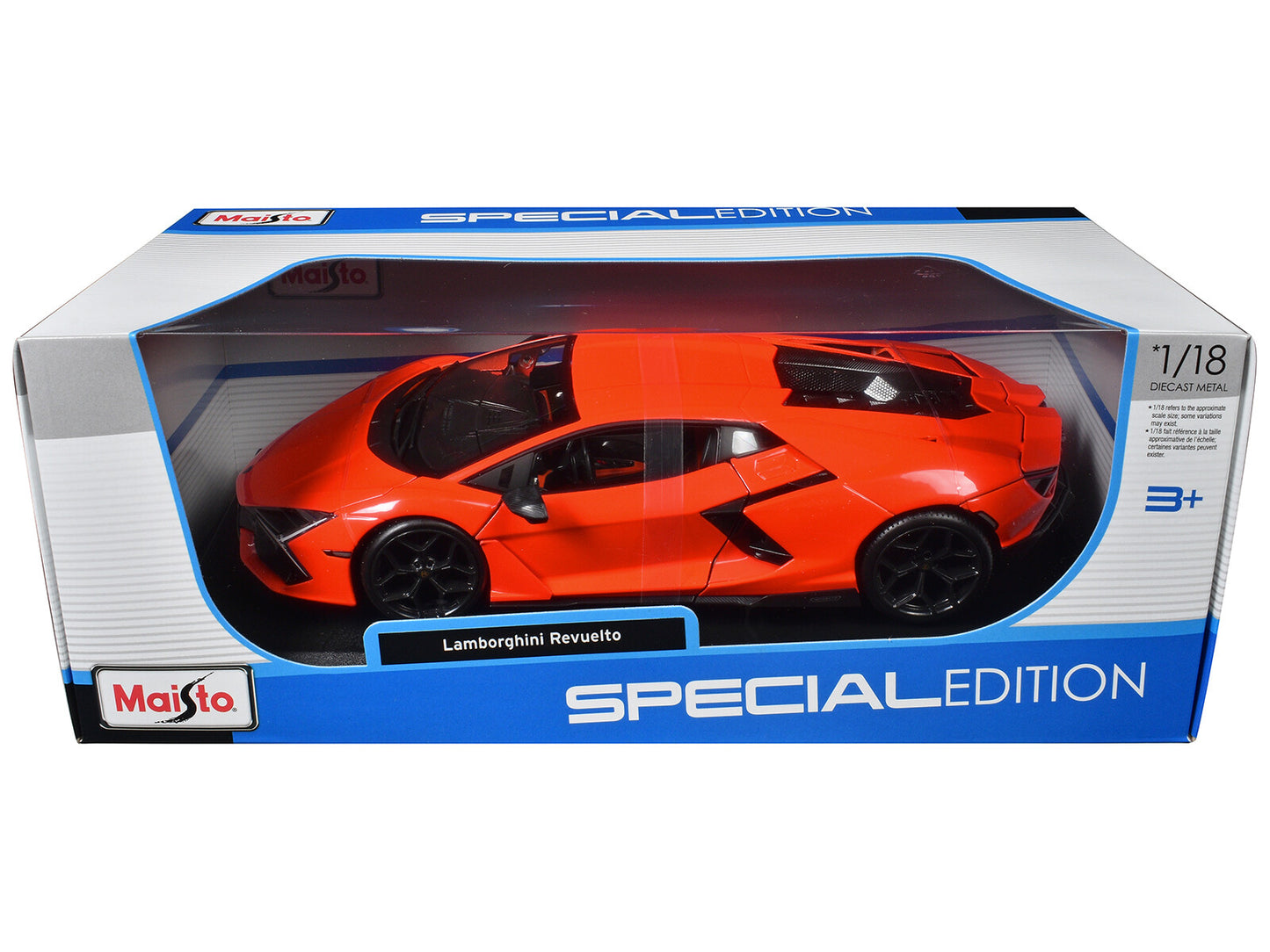 Maisto Lamborghini Revuelto Orange - 1:18 Diecast Model - Wild Willy