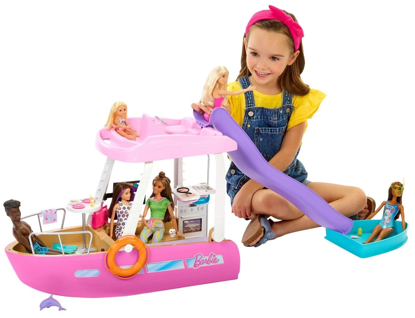 Barbie Dream Boat with 6 Play Areas