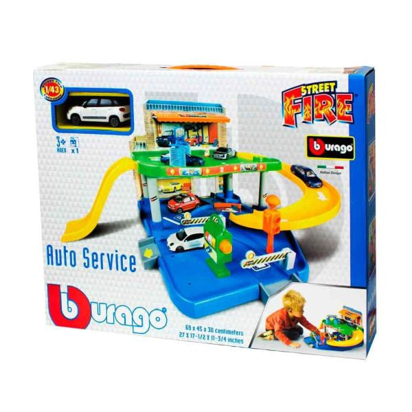 BU STREET FIRE AUTO SERVICE PLAYSET ( BU30039 ) - Wild Willy - Toys Lebanon