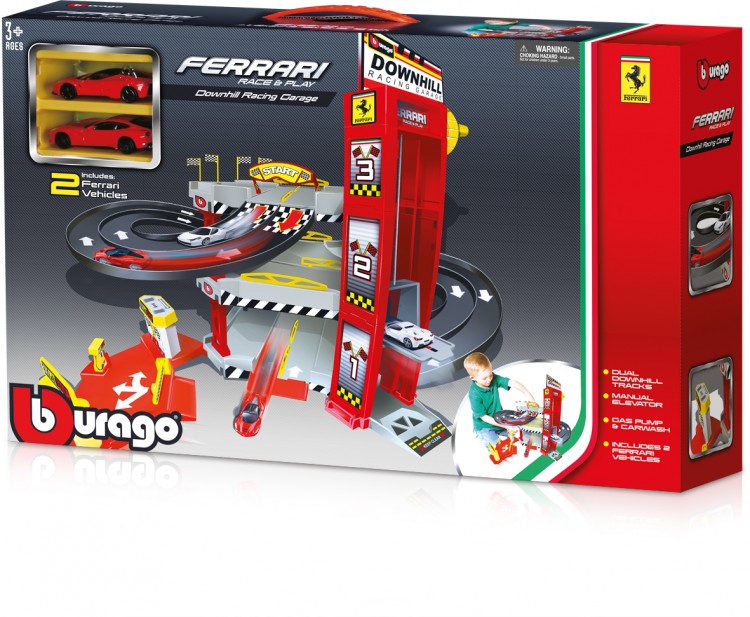 BU 1:64 FERRARI DOWNHILL RACE SE W/2 CARS - Wild Willy - Toys Lebanon