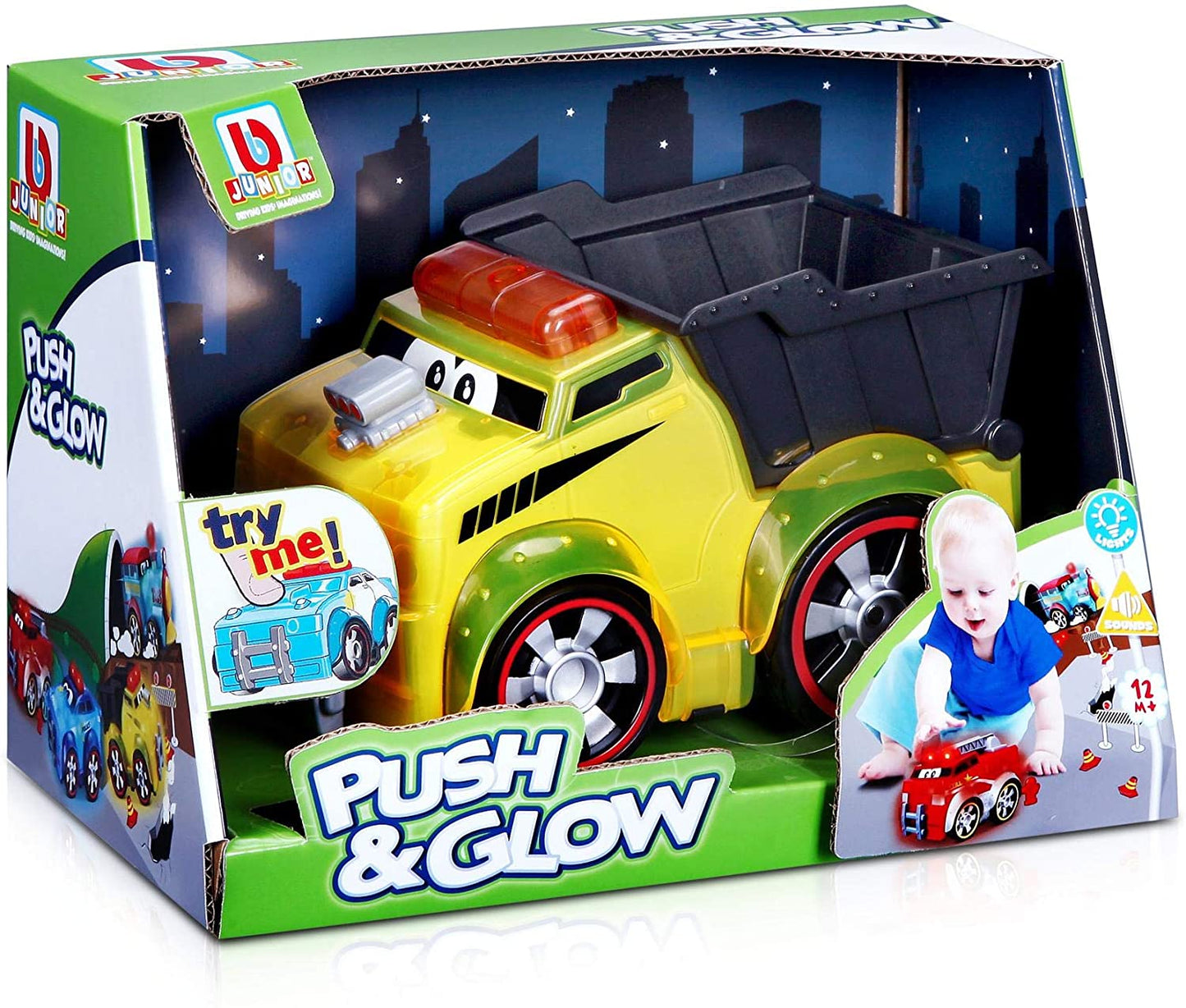 BBJUNIOR Push & Glow Dump Truck