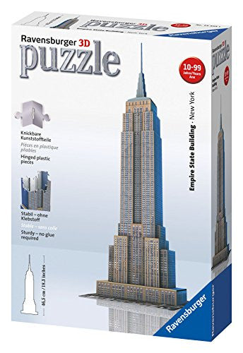 3D Empire State Building 216 Piece Puzzle - Wild Willy - Toys Lebanon